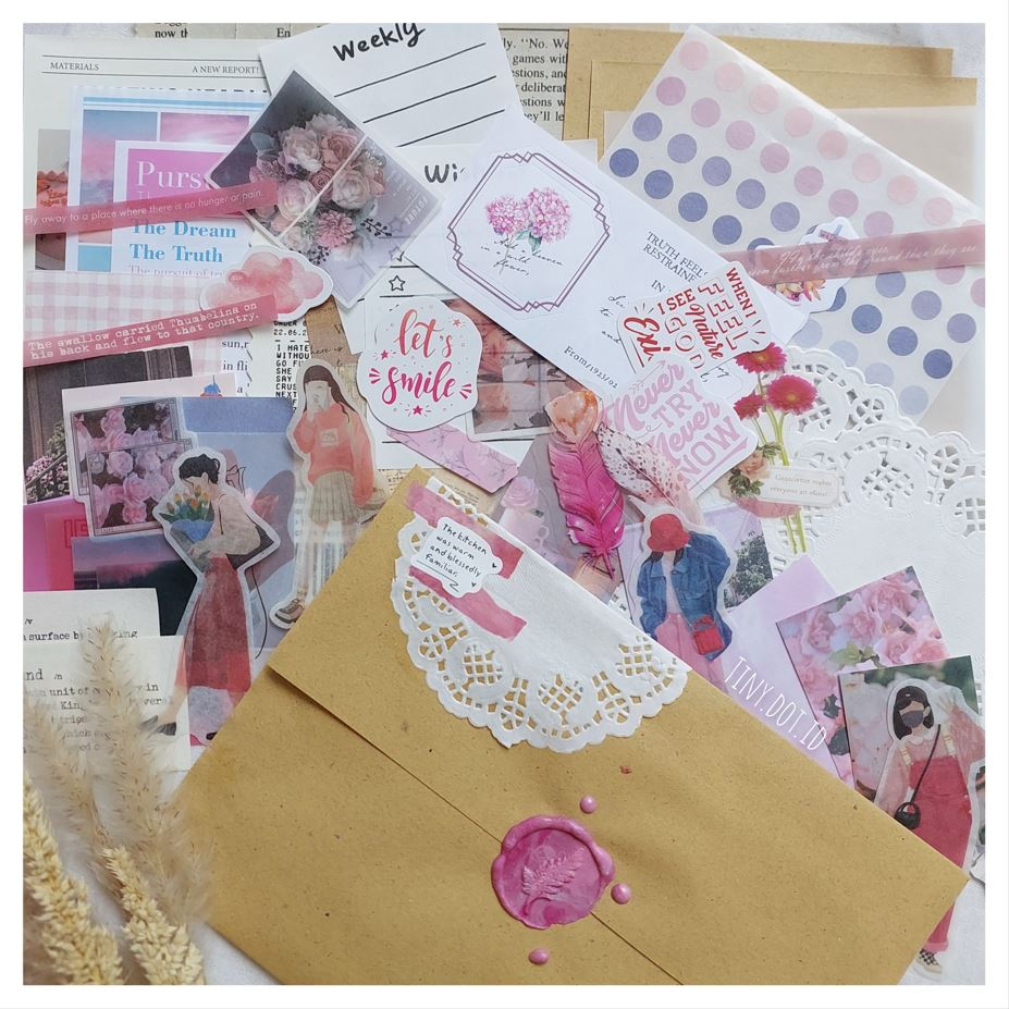 

Aesthetic Bujo Kit - Pink Theme (55+ pcs)