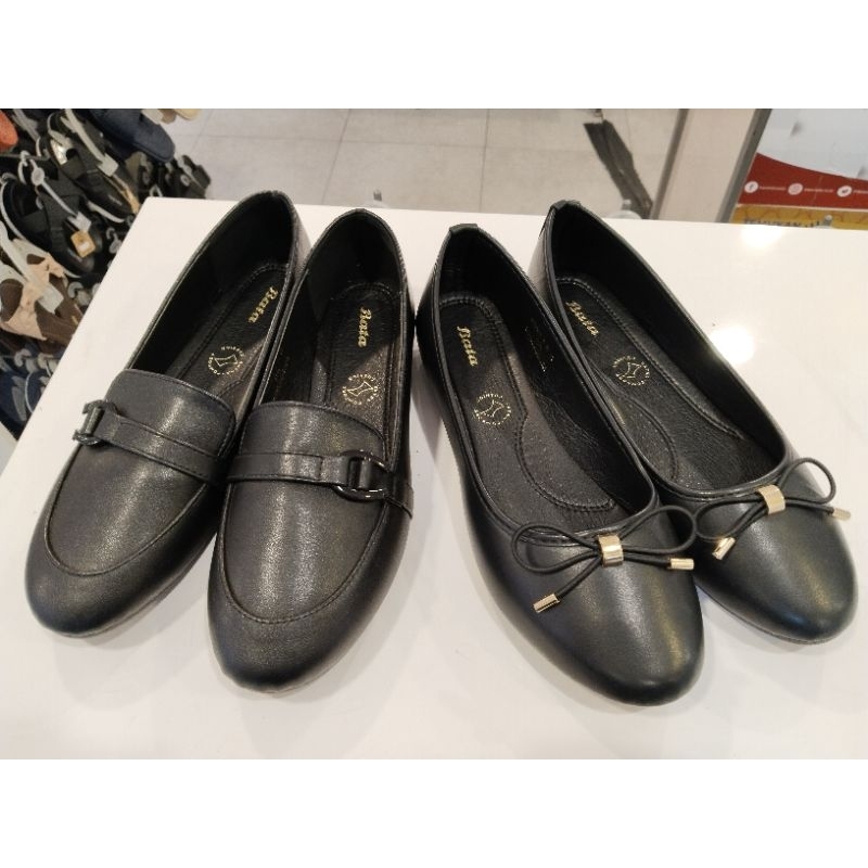 flatshoes wanita hitam produk Bata
