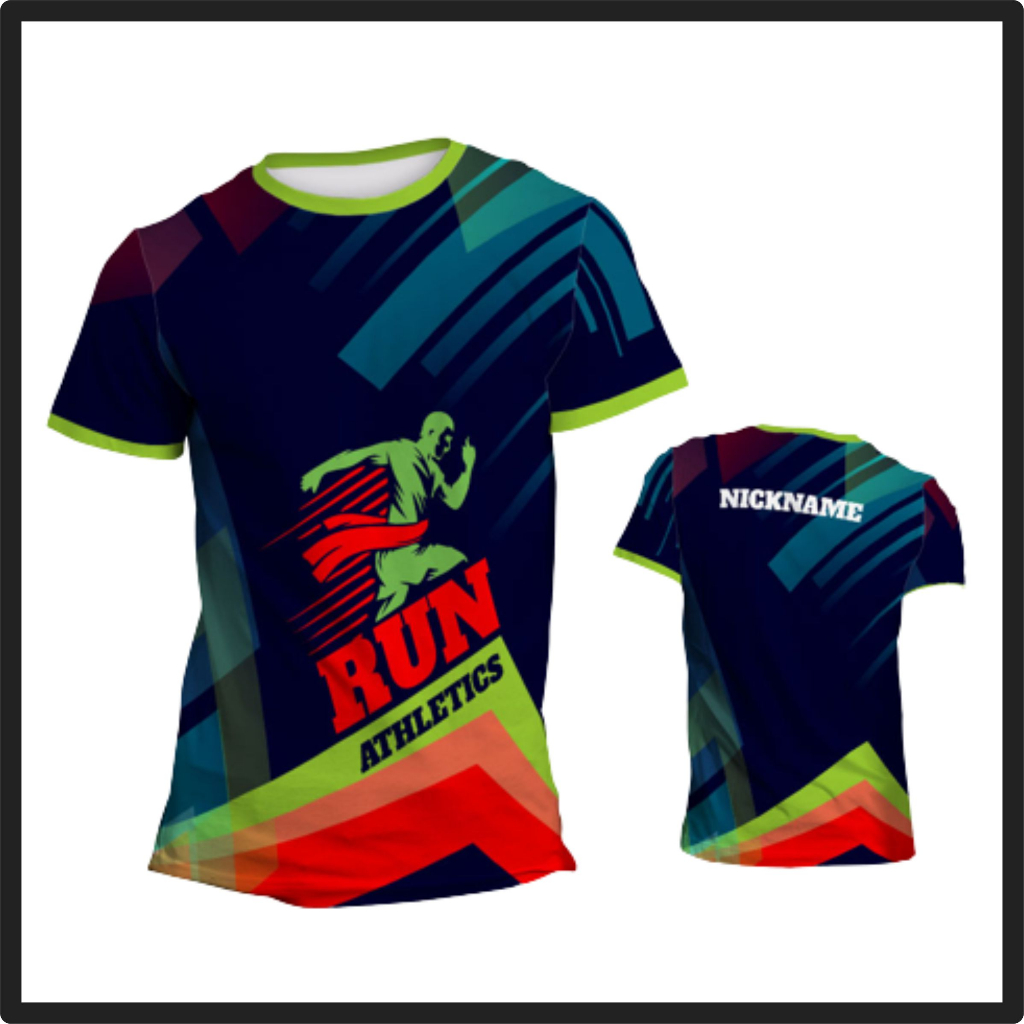 [NeoJersey] Baju Jersey Olahraga Running Pria Kerah O Custom Full Printing 4