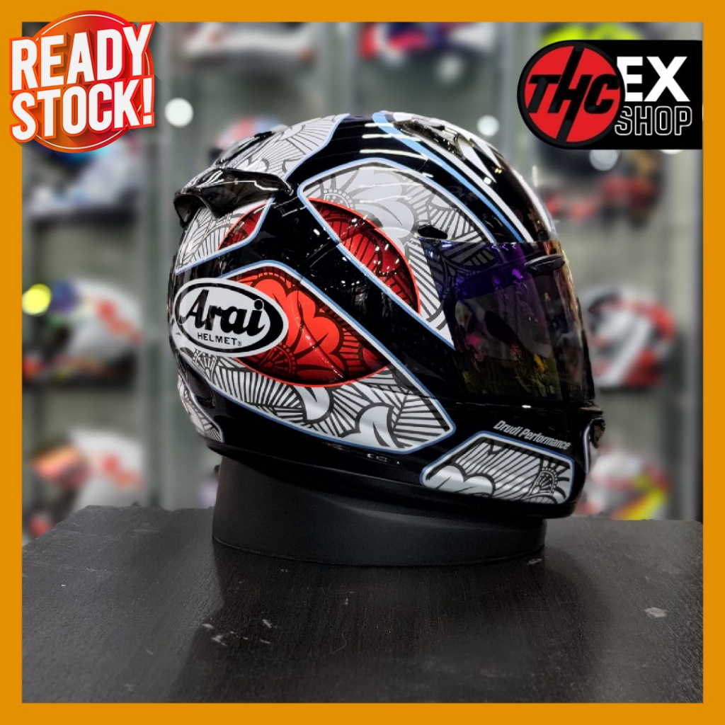 ARAI QUANTUM J NAKANO SAKURA GP2 SIZE XL 2ND SECOND FULL FACE HELMET ORIGINAL