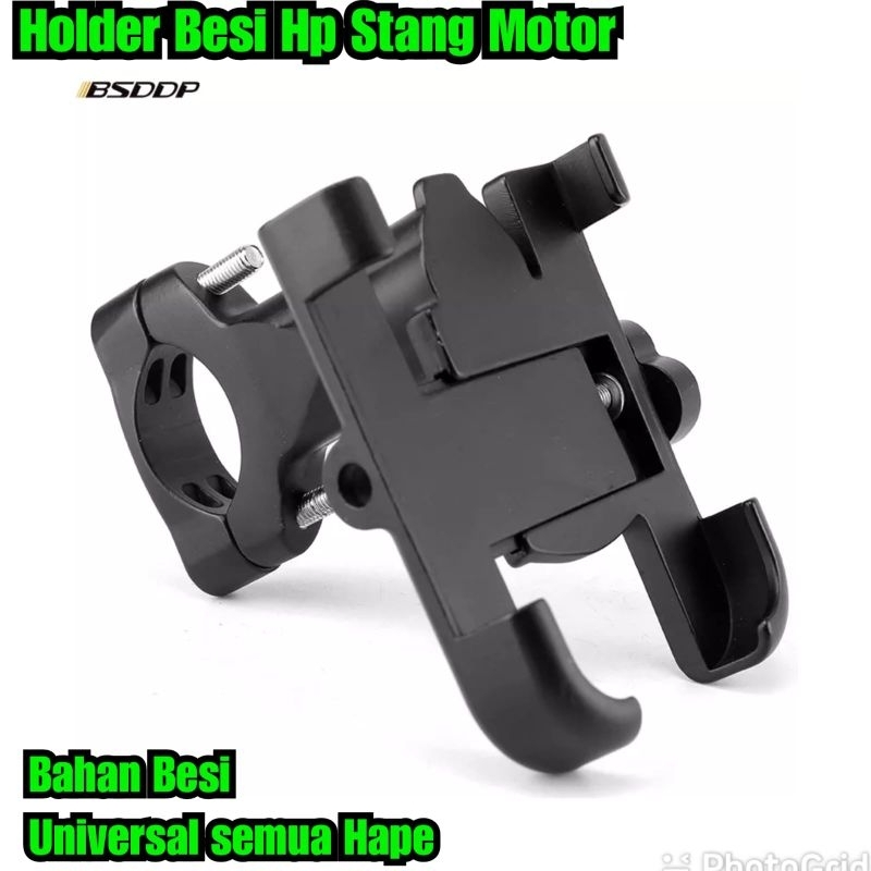 Holder hp di stang sepeda motor Besi Holder Hp motor stang Holder stang motor