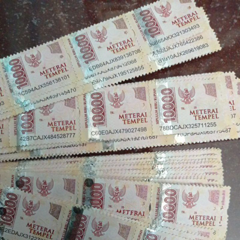 

Meterai Tempel 10000 Asli