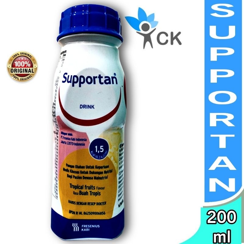 SUPPORTAN DRINK TROPICAL FRUITS 200 ML terapi malnutrisi