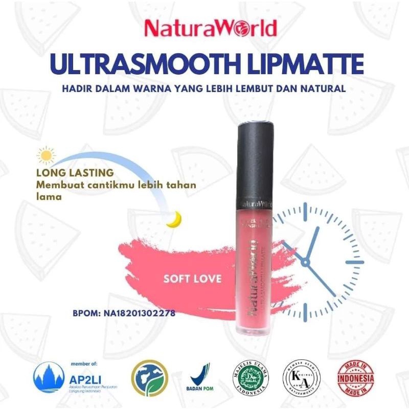 Lipmatte NaturaWorld Soft Love