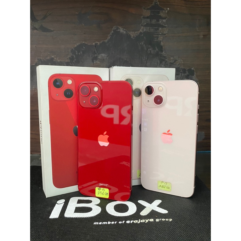 IP 13 256 GB IBOX FS ORY RED PINK GARANSI ON