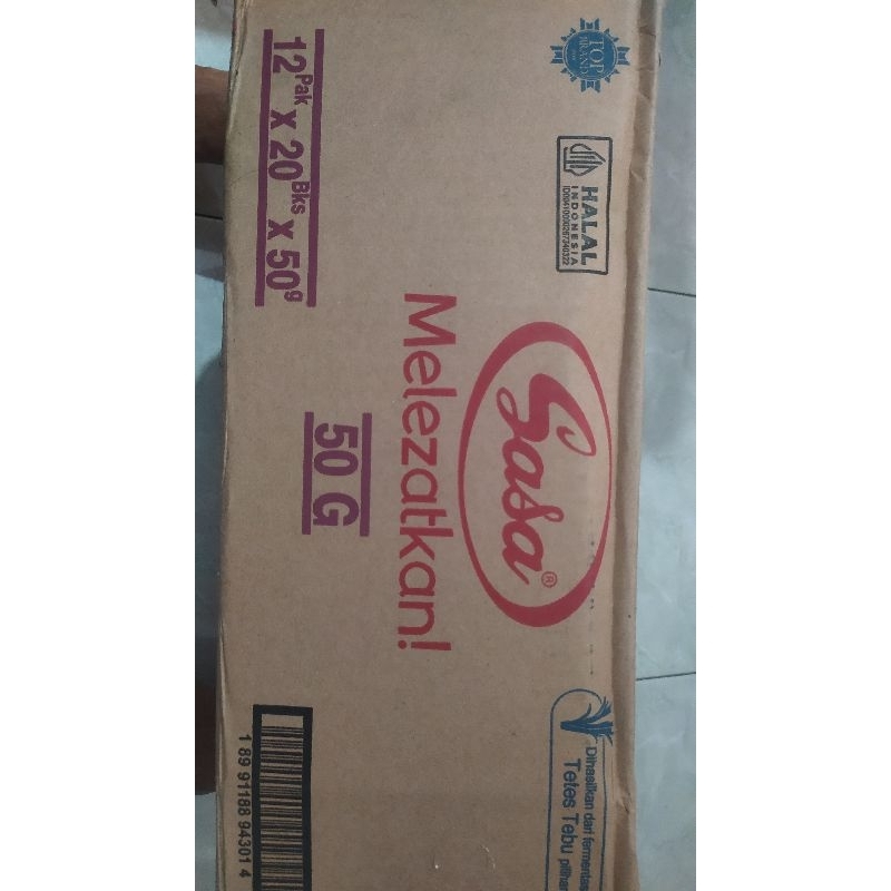 

Sasa Kemasan 50 Gr 1 Karton Isi 12 Bal