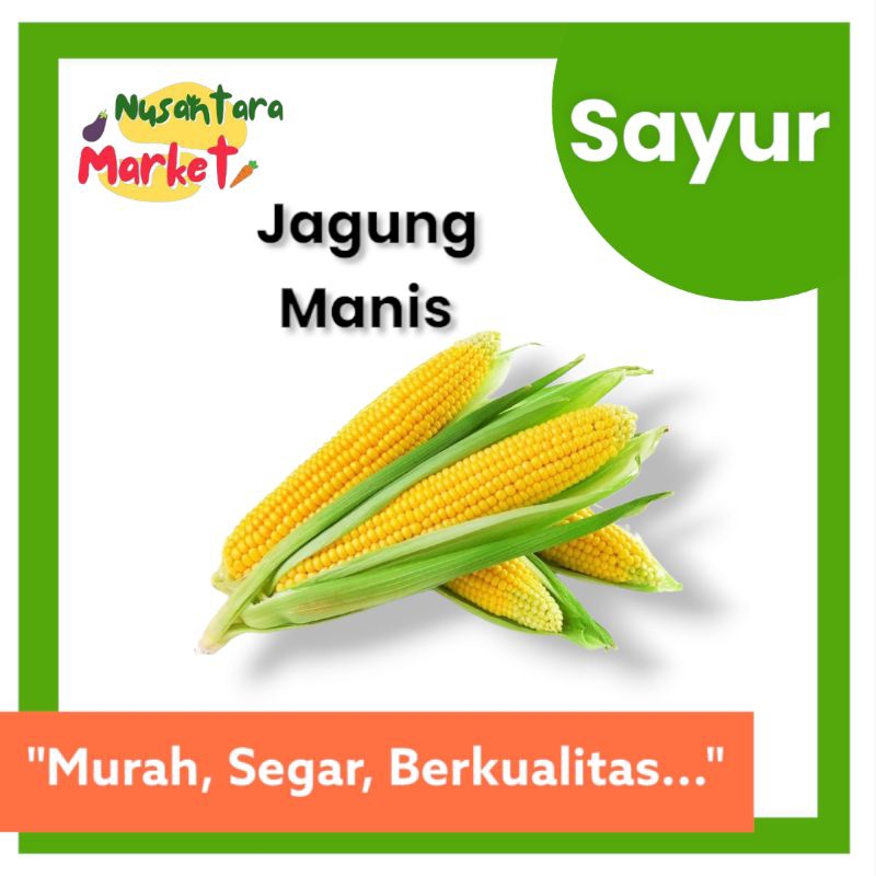 

JAGUNG MANIS | 2 PCS | NUSANTARA MARKET | SURABAYA