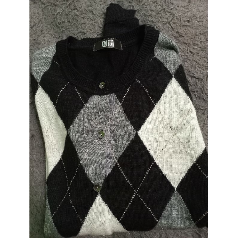 cardigan rajut motif ketupat