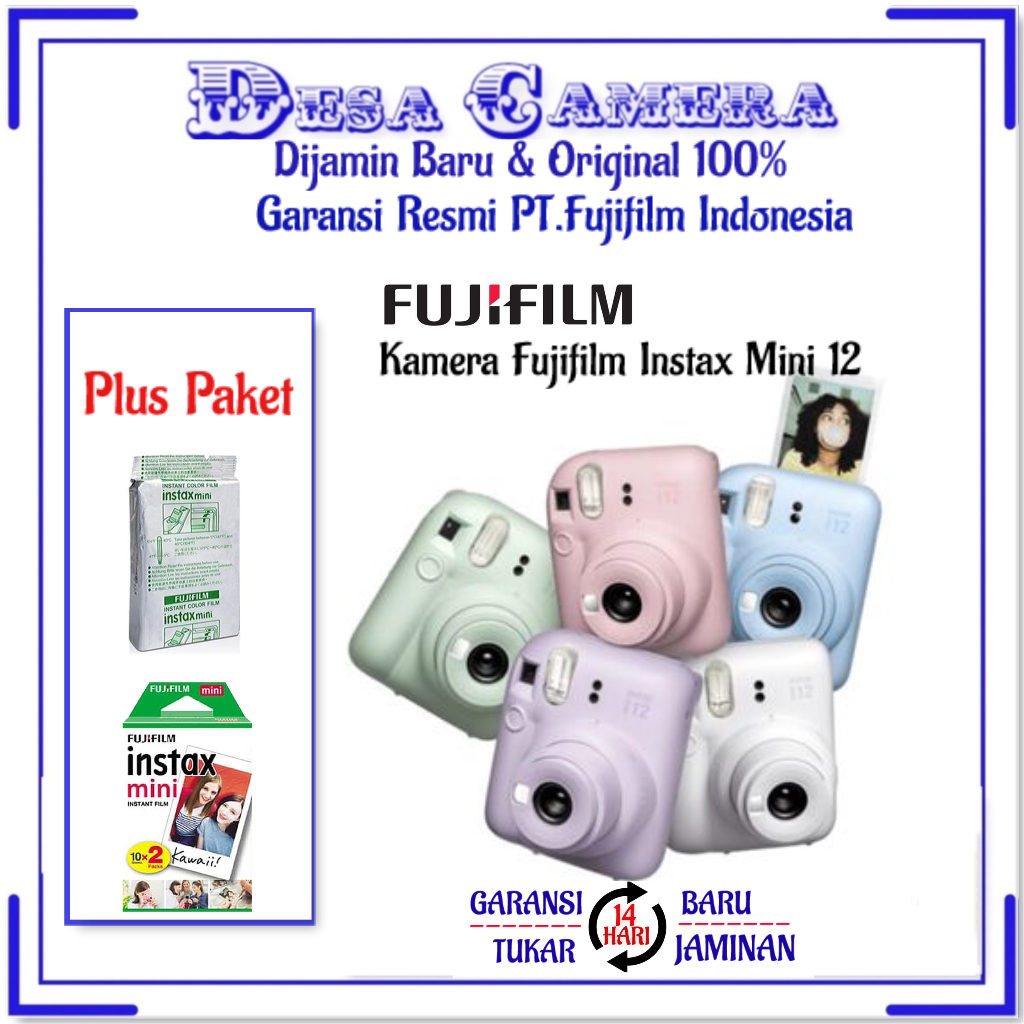 FUJIFILM INSTAX MINI 12 / Kamera Fujifilm Instax Mini 12 Original