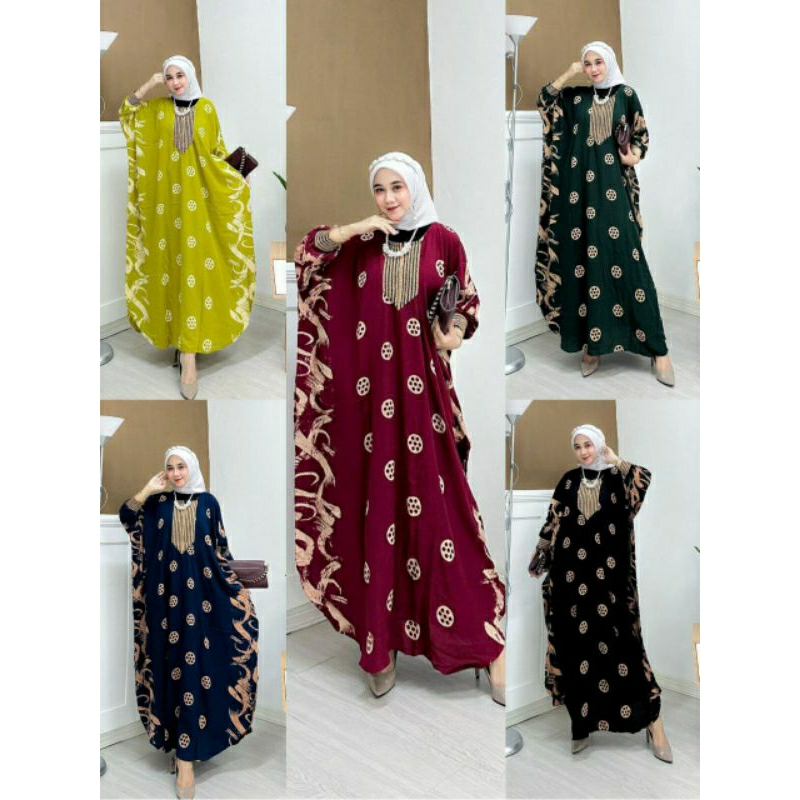 KAFTAN AZIZAH - KAFTAN BATIK JUMBO RAYON PREMIUM