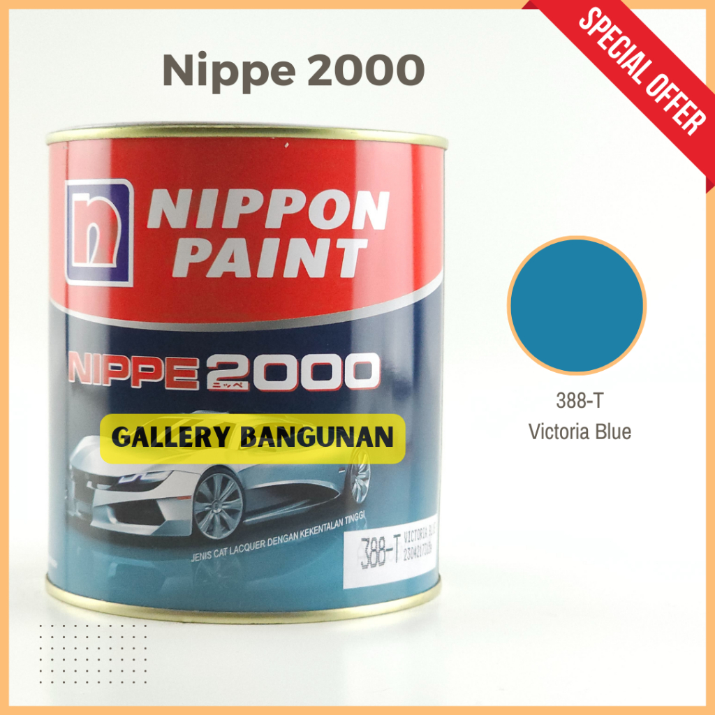 

Nippe 2000 360 T Axinite Grey Cat Kayu Besi NC Nippon Paint Kemasan 1 Liter
