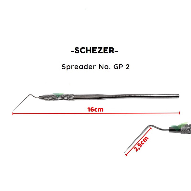 Dental Root Canal Spreader GP 2 Plugger Schezer Germany