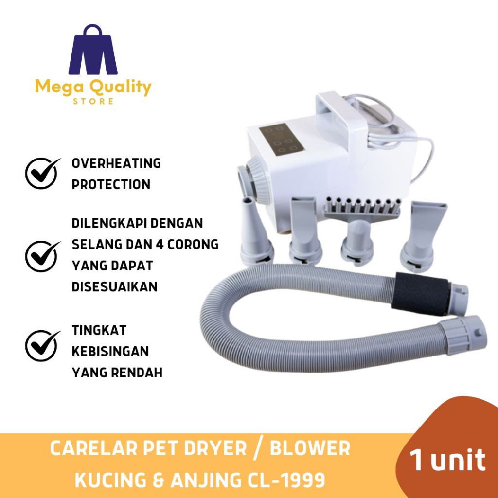 Carelar Pet Dryer Blower Anjing Kucing Hewan CL-1999