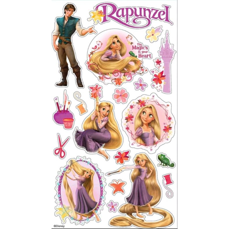 

Stiker Princess Rapunzel