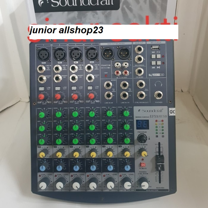 MIXER AUDIO EFX8/4 USB EFX 8/4USB
