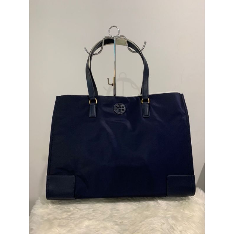 TB Ella Nylon Tote Navy tory burch ella tote
