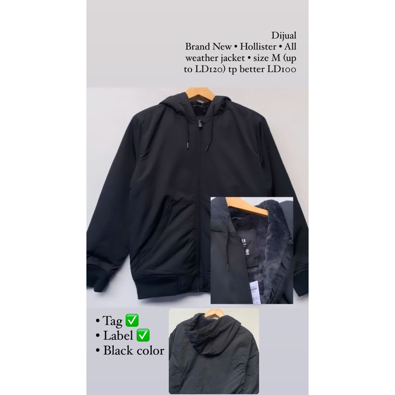 All Weather Jacket [Medium Size - Black]