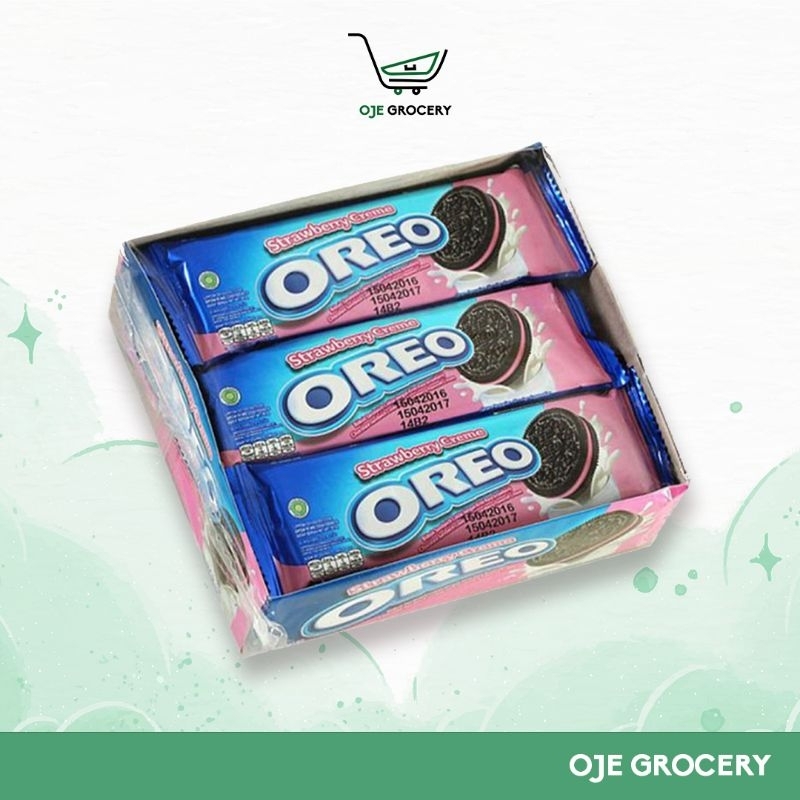 

OREO STARWBERRY - BISCUIT SANDWICH WITH CREAME - PER DUS (ISI 12PCS X 38 GRAM)