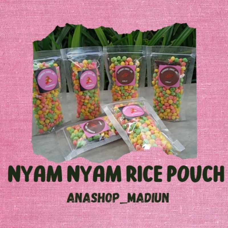 

NYAM NYAM CRISPY RICE POUCH BELI 10 GRATIS 1