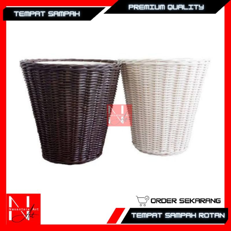 Tempat Sampah Rotan Keranjang Rotan Tempat Sampah Aesthetic Keranjang Sampah Rotan Termurah