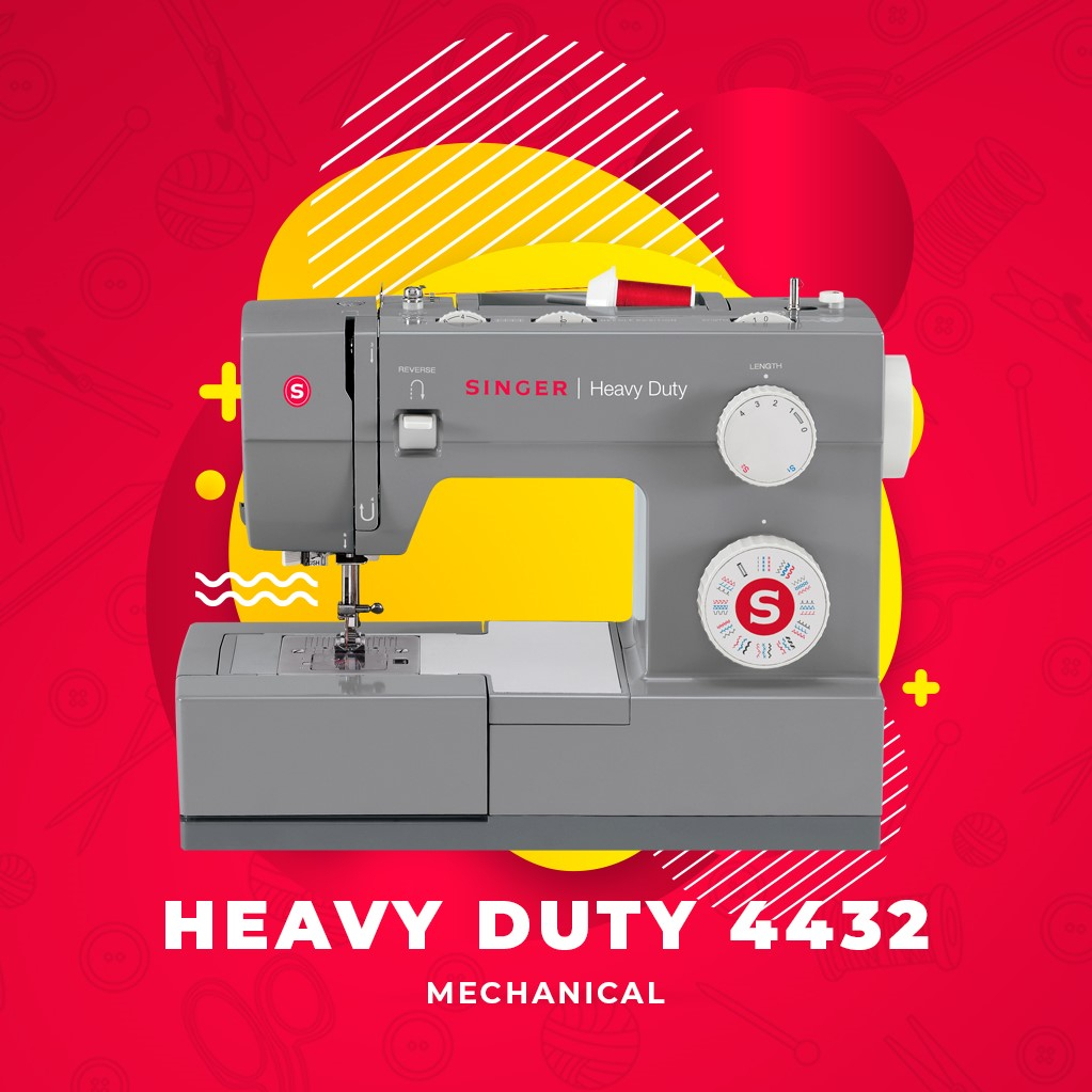 Mesin Jahit Portable Singer 4432