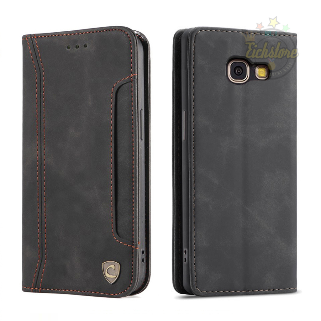 Casing Samsung A5 2016 Genuine Extra Slot Super Wallet Full 360 Degree Mewah Flip Cover Auto Lock Ca