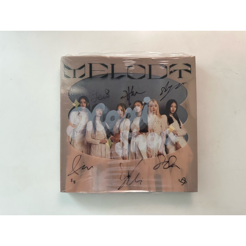 ALBUM EVERGLOW LAST MELODY MWAVE SIGN