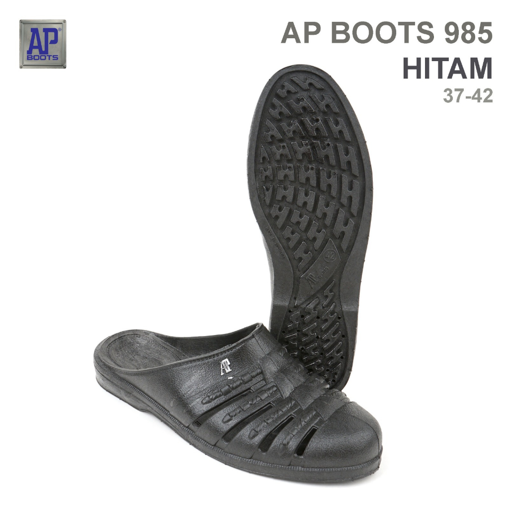 Ap Boots 985 Hitam - Sandal Selop