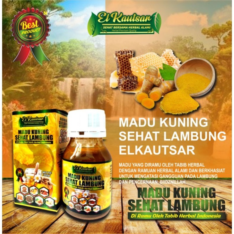 

MADU KUNING SEHAT LAMBUNG | MADU LAMBUNG ELKAUTSAR 350gr