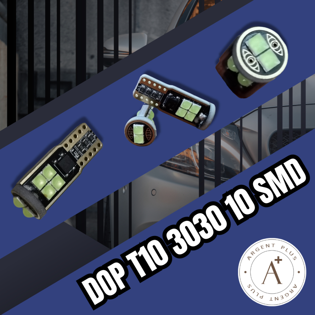 Lampu DOP Mobil T10 3030 10 SMD