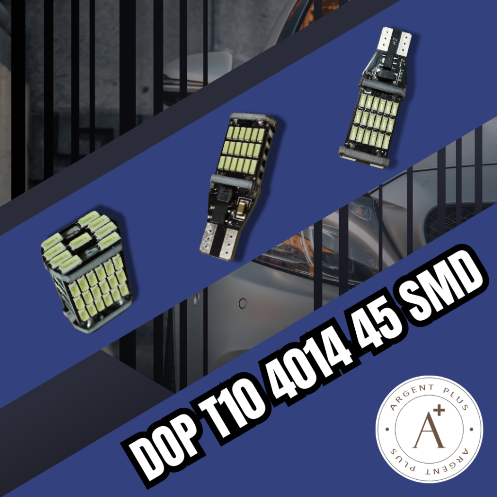 Lampu DOP Mobil T10 4014 45 SMD