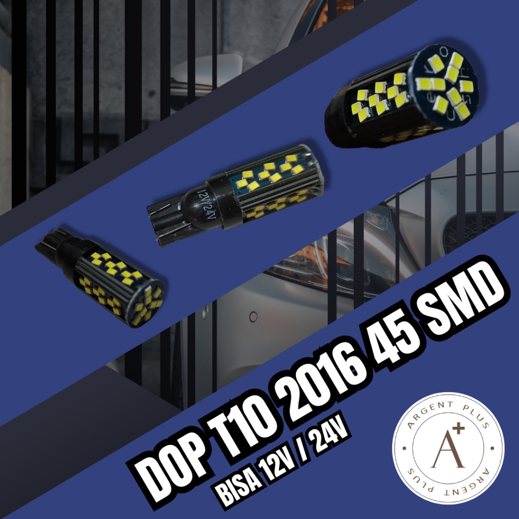 Lampu DOP Mobil T10 2016 45 SMD