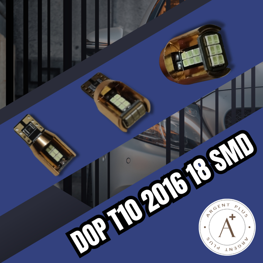Lampu DOP Mobil T10 2016 18 SMD