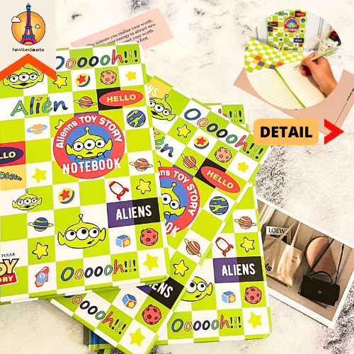 

Buku Notebook B5 Little Green Men Alien Toy Story Hardcover Bergaris Polos Setiap Lembar Notebook Best Gift Stationery For School Alat Tulis Kantor Sekolah Kado Ulang Tahun