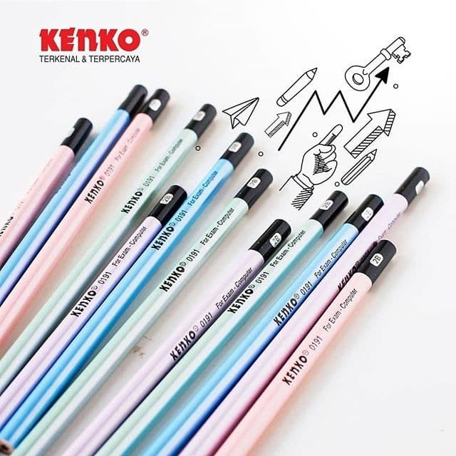 

Kenko Pencil 2B-0191 PEARL - 1 LUSIN