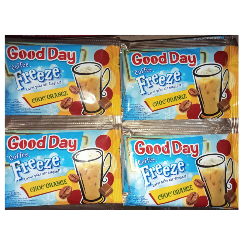 

Good Day Freeze Choc`Orange renceng 10 Sachet - Gallery Shanum