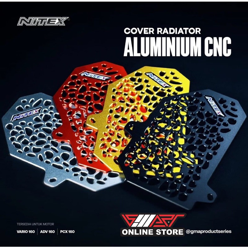 COVER RADIATOR NITEX HONDA PCX 160, ADV 160 / TUTUP RADIATOR PCX 160 , ADV 160