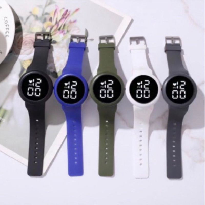 Jam Tangan LED Digital Pria/Wanita LDM-12 Jumbo Ground