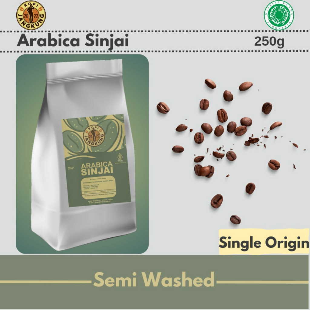 

Kopi Arabica Sinjai Manipi By Kopi Jangkung Roastery netto 250 gram