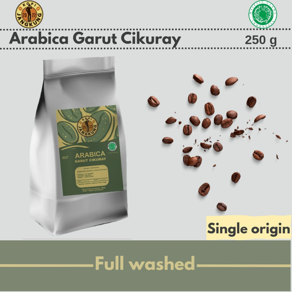 

Kopi Arabica Garut Cikuray Full washed By Kopi Jangkung Roastery netto 250 gram