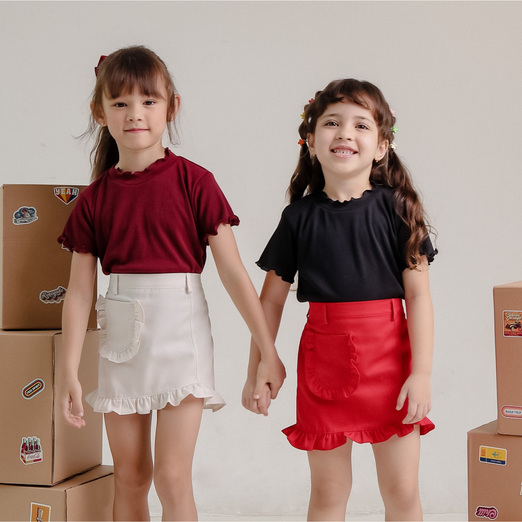 ZIEL KIDS - Vale Skirt / Skirt Anak Perempuan / Rok Anak Perempuan / Bawahan Anak Perempuan