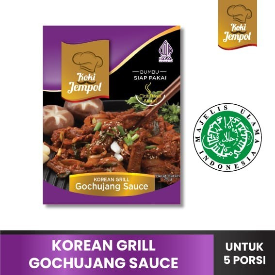 

Koki Jempol Grill Gochujang 75GR Bumbu Shabu Suki