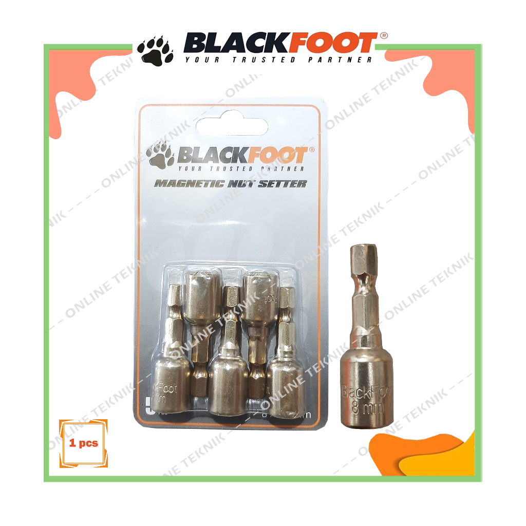 BLACKFOOT Kunci Ruping Roofing Pendek Mata Baut 8 x 42mm