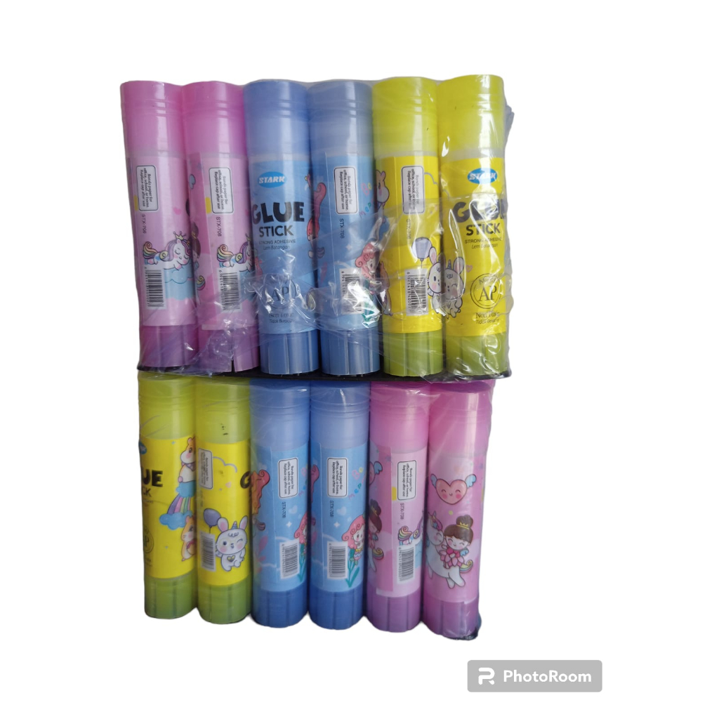 

Lem Stik Stark 706 Kuning Non-Toxic Asli Lem Stik Ukuran Kecil 10Gram 1Pak Isi 24Pcs