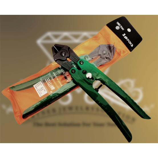 TANG POTONG 3 PEAKS GN-200 ASLI / TANG POTONG PERHIASAN/ 3 Peaks Straight Sprue Cutters stainless st