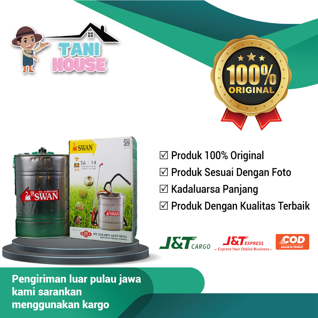 Swan SA-14 / Sprayer Swan 14Liter Stainles High Quality Stainless Steel