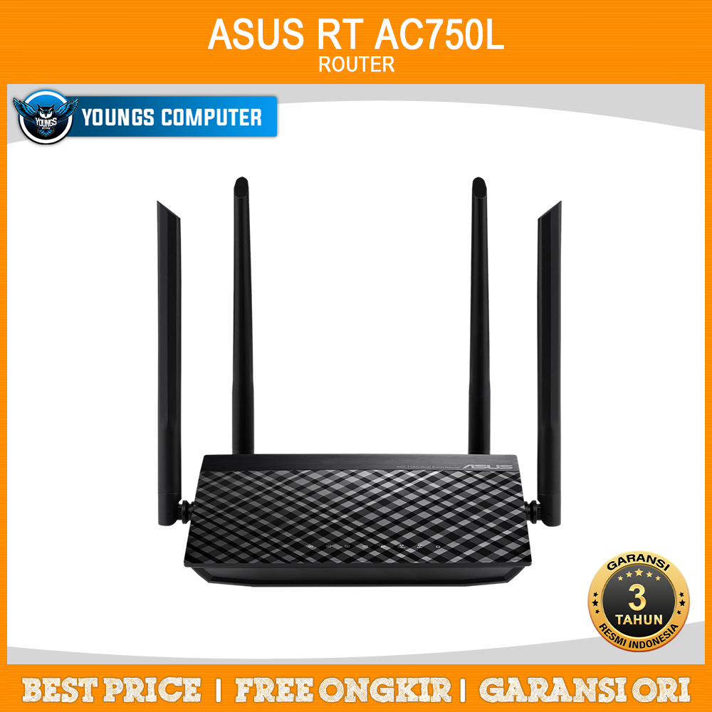 ASUS RT-AC750L Dual Band AC750 WiFi Router