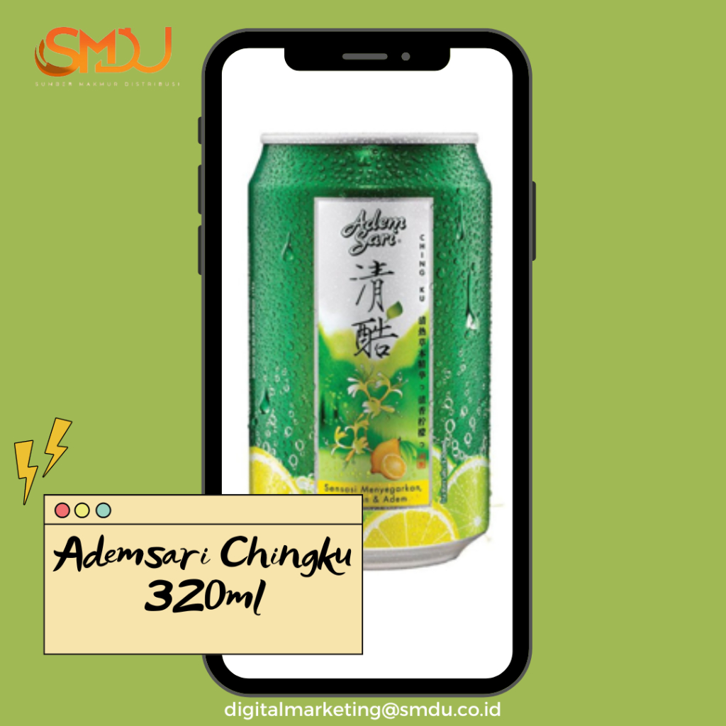 

adem sari chingku kaleng 320ml 2 pcs