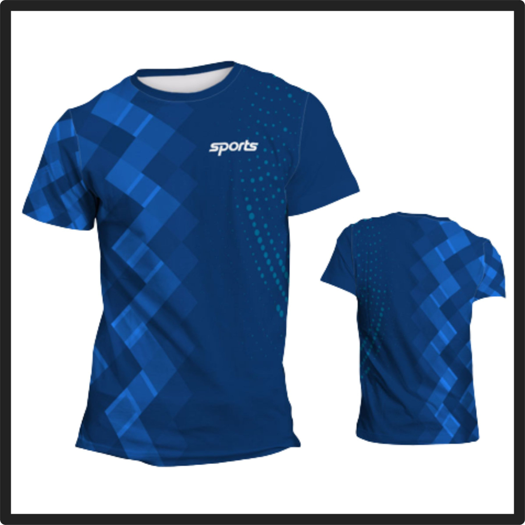 [NeoJersey] Jersey Olahraga Running Pria Kerah O Custom 6