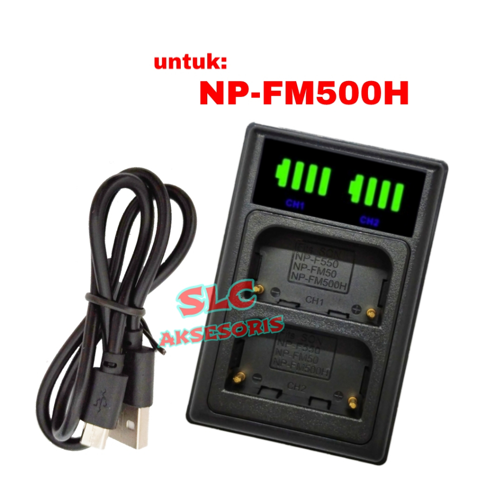 Charger BC-VM50 For Batre NP-FM500H Chas Alpha A100 A200 Chasan A350 A300 Dslr Ches FM 500 500H VM 5